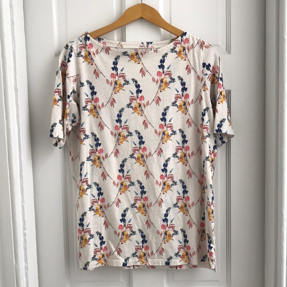 Uniqlo Epice Design Floral Printed Cotton T-Shirt